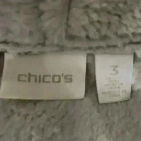 Chico’s Faux Suede & Fur Shawl Vest - Picture 4 of 7